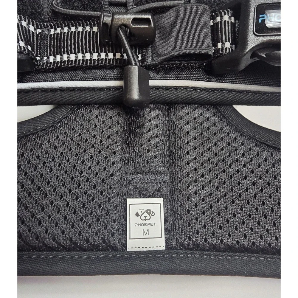 PHOEPET No Pull Tactical Dog Harness W/‎ Molle & Loop Panels Dog Size Medium NEW
